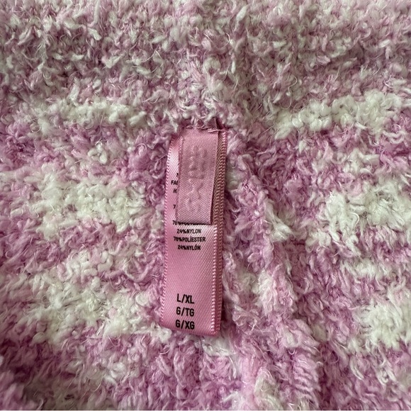 SKIMS Unisex Cozy Joggers in Petal Houndstooth Pink & White Loungewear Size L/XL - Picture 10 of 10